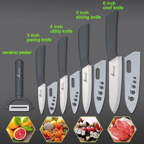 Kitchen Knives Ceramic Cook 3 Paring 4 Utility 5 Slicing 6Chef Knife Cooking Tools Blade Vegetable
