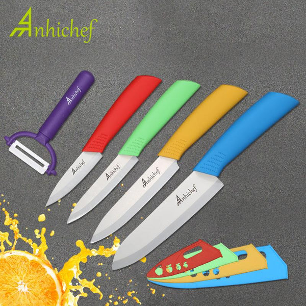 Kitchen Knives Ceramic Cook 3 Paring 4 Utility 5 Slicing 6Chef Knife Cooking Tools Blade Vegetable
