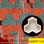 Maple Leaf Cement Color Brick Mold DIY Præfabrikeret gård Havebelægning