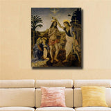 عالية الجودة قماش طباعة معمودية المسيح جيكلي ملصق ليوناردو دافنشي طباعة اللوحة