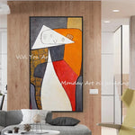 Olejomaľby v severskom štýle Ručne maľované abstraktné obrazy na plátne Umenie Picassovo obrazy