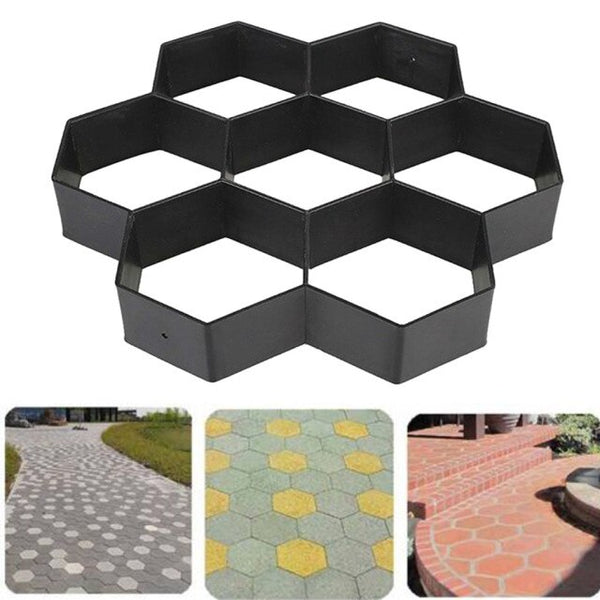 Path Manufacturing Mold Reusable Concrete Cement Stone Path Shape
