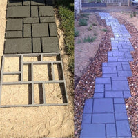 Motlle de fabricació de camins Forma de camí de pedra de ciment de formigó reutilitzable