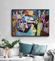 Picasso Famous painting Hand Painted Canvas Painting Figure work wall art for Oil Painting