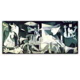 لوحة بيكاسو غيرنيكا الشهيرة استنساخ العمل الفني قماش طباعة HQ