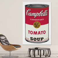 Pop-Art Print Wall Painting Andy Warhol Tomato Soup Abstract Art Decorative Picture