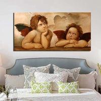 Chambre d'enfants Raphael Little Angel CADRE DISPONIBLE Art mural HQ Impression sur toile