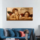Chambre d'enfants Raphael Little Angel CADRE DISPONIBLE Art mural HQ Impression sur toile
