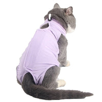 Vestit d'esterilització de gats per a mascotes Cirurgia de ferides antillepades després de la recuperació Roba per a mascotes Camisa Vestit de deslletament de gats transpirable