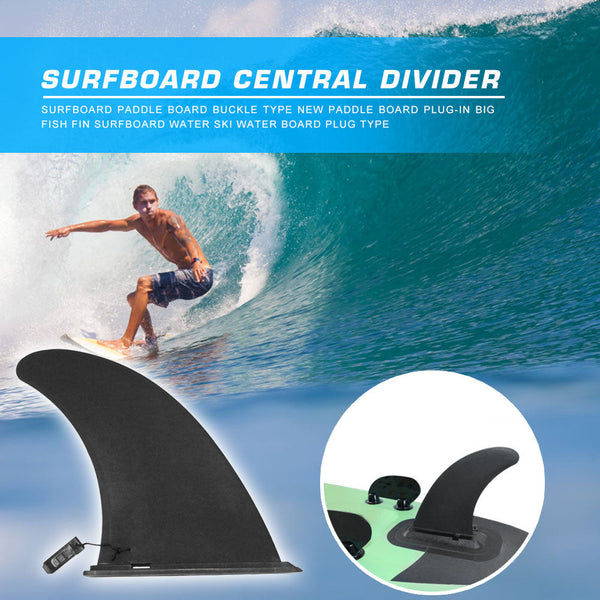 Slide-in Nylon Surfboard Central Fin Surf Plate Stand Up Paddle Board Center Fin for Outdoor Watering Playing Supply