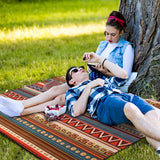 Tapis de Camping en plein air mode Style ethnique épaissi Portable tapis étanche à l'humidité pour famille pique-nique plage enfant tapis de jeu