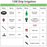 Drip Irrigation System Self irrigatio Irrigation Kits Home Garden CONSERVATORIUM Automatic inriguo Hose Micro Drip Set Spray machinae