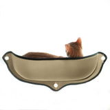 تخت حمام گربه تخت غلاف پنجره ای با فنجان مکش تخت گرم برای گربه های خانگی استراحت خانه لانه گربه نرم و راحت
