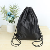 Portable Sports Bag Thicken Drawstring Belt Riding Backpack Gym Drawstring Shoes Bag Clothes Backpacks Waterproof outdoor back