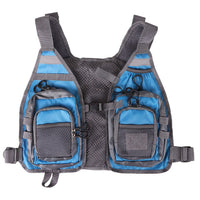 Piscantur hiking Outdoor ex veluto Multi-Pocket Mesh Vest Portable arcam Pack Outdoor Safety cingulum piscandi Apparel