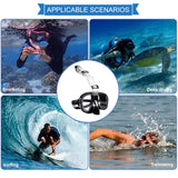 Wasserdichte Flüssigsilikon-Schnorchelmasken Anti-Fog-Unterwasser-Tauchbrillen-Schwimmwerkzeug mit Kameraständer