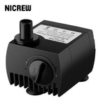 Ultra-Quiet Mini Submersible Water Pump for Aquarium Pond Fish Tank 300L/H IPX8 Submersible Water Pump with Suction Cup