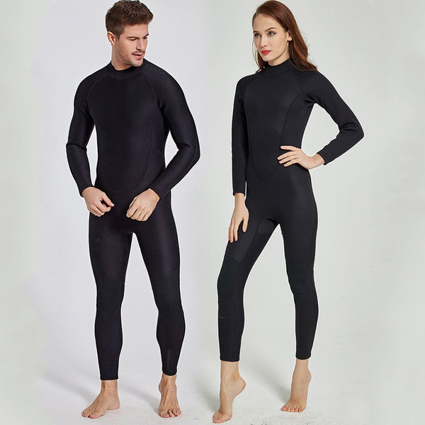 2MM Neoprene Wetsuit Men Women Keep Warm Swimming Scuba Diving Bathing Suit Wetsuit for Surf Snorkeling Bodysuit
