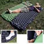 Atsparus vandeniui miego pripučiamas čiužinys lauko stovyklavimo pagalvėlė su laikymo maišeliu pagalvė Sulankstoma pėdų oro užpildymo kiliminė lova