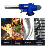 Gas Torch Flame Gun Blowtorch Cooking Soldering Butane AutoIgnition gas-Burner Lighter Heating Welding gas burner flame