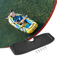 Black Transom Plate for Inflatable Boat Rubber Dingy Yacht Fishing Outdoor Water Sport Boating Kayaking Accessories