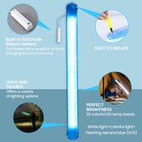Oppblåsbar campinglykt Sammenleggbar bærbar campinglys LED USB oppladbar lampe Utendørs nødreiselampe