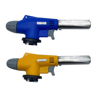 អណ្តាតភ្លើងហ្គាស កាំភ្លើង Blowtorch ចម្អិនអាហារ soldering Butane AutoIgnition gas-Burner lighter heating welding gas burner flame