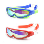 電鍍兒童游泳鏡矽膠游泳眼鏡防水成人運動潛水眼鏡