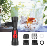 Aquarium Siphon Syphon Fish Tank Aquarium Vacuum Cleaner Gravel Sand Cleaner Vacuum Siphon Water Filter with 8L/min