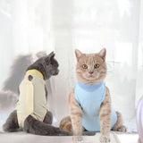 Vestit d'esterilització de gats per a mascotes Cirurgia de ferides antillepades després de la recuperació Roba per a mascotes Camisa Vestit de deslletament de gats transpirable