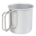 Šalica za kavu od aluminijske legure, univerzalna sklopiva ručka za kampiranje, ultra lagana šalica za vodu, vanjska prijenosna kuhinjska oprema