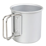 Aluminum Alloy Coffee Cup Universal Camping Folding Handle Ultra-light Water Cup Outdoor Portable Kitchen Equipment