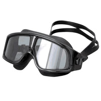 Stort stel justerbare svømmebriller til mænd til kvinder udendørs vandtætte HD anti-dug svømmebriller