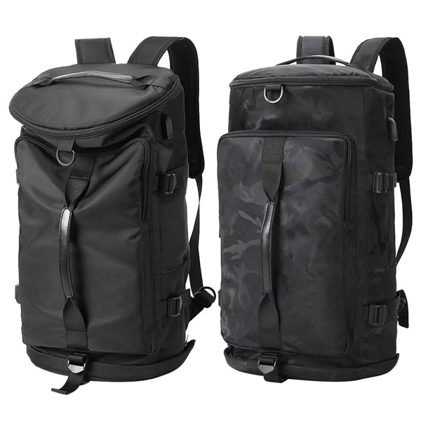 USB Charging Port Men Backpack Outdoor Travel Business Bag for Fitness  Waterproof Trekking Fishing Hunting Bag  Large Capacity