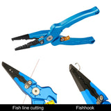 Pinze da pesca Forbici Braid Line Esche Cutter Hook Remover Pinze Tackle Strumenti multifunzionali Forniture per la pesca