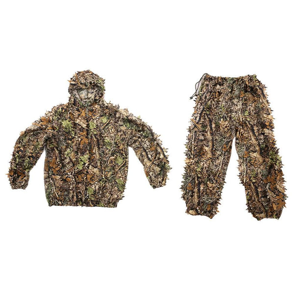 Men Women Kids Ghillie Suit Hunter Camouflage Clothes Hunting Clothes Jungle Leave Clothing Hunting Ghillie Suits