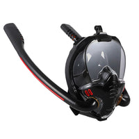 Podvodná potápačská maska ​​proti zahmlievaniu na celú tvár Šnorchlovanie Dýchacie masky Bezpečné vodotesné vybavenie na plávanie pre dospelých