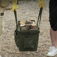 Multi-Pockets Picnic Bags Oxford Cloth Camping Tools Storage Bags Large Capacity Handbag Folding Outdoor Hunting Magazine Pounch