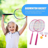 Shuttlecock Racquet Playing Games Badminton Racket Professional Badminton Rackets Set Children Kids Sport Equipment