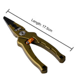 مڇي مارڻ جو چمڙو اسڪسيسر چوٽي واري لائين Lures Cutter Hook Remover Tongs Tackle Multifunctional Tools مڇي مارڻ جو سامان