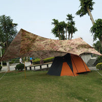 Tendal turístic lona de tenda de campanya simple refugi d'ombra a prova de vent impermeable lona de càmping kit d'accessoris de lona de tendal