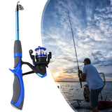 Baitcasting Fishing Rod with Reel Carbon Fiber Ice Fly Lure ინსტრუმენტები დამწყებთათვის გარე სათევზაო ხელსაწყოებისთვის