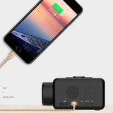 LED-Digitalprojektionswecker UKW-Radioprojektor Wanduhr Snooze USB-Timer Weckuhr mit Temperatur Home Decor