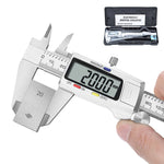 Pied à coulisse numérique 150mm Pied à coulisse numérique 6 pouces Pachomètre Micromètre Instruments de mesure Outils de mesure en acier inoxydable