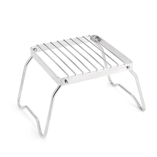 Outdoor Portable Foldable Stove Stand Rack Camping Pot Bracket Holder Gas Stoves Burner Bracket Travel BBQ Barbecue Accessories