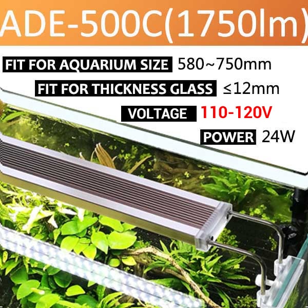 110-220V SUNSUN ADE Aquarium Lamp Plant SMD LED Lighting Aluminum Alloy Light for Fish Tank Aquatic Lamps 12W 14W 18W 24W