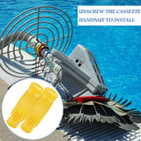 استبدال منظف أغشية السيليكون W69698 2 قطعة أجزاء Zodiac Baracuda G3 G4 لملحقات حمام السباحة العامة