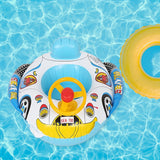 Volan pentru mașină gonflabilă pentru barcă Siguranță pentru bebeluși, cerc pentru înot, inel pentru scaun pentru copii, saltea cu aer plutitor, jucării cu apă