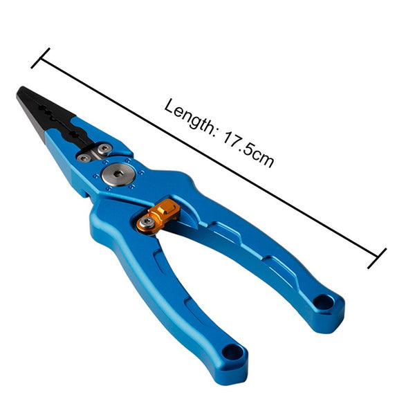 Fishing Pliers Scissors Braid Line Lures Cutter Hook Remover Tongs Tackle Multifunctional Tools Fishing Supplies