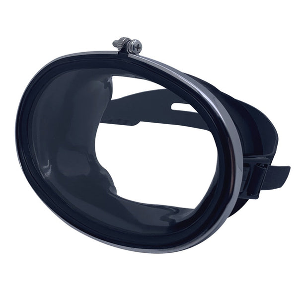 Adult Anti-leak Scuba Free Diving Mask Anti-Fog Snorkeling Swimming Goggles with Elastic Rubber Strap for Women Men